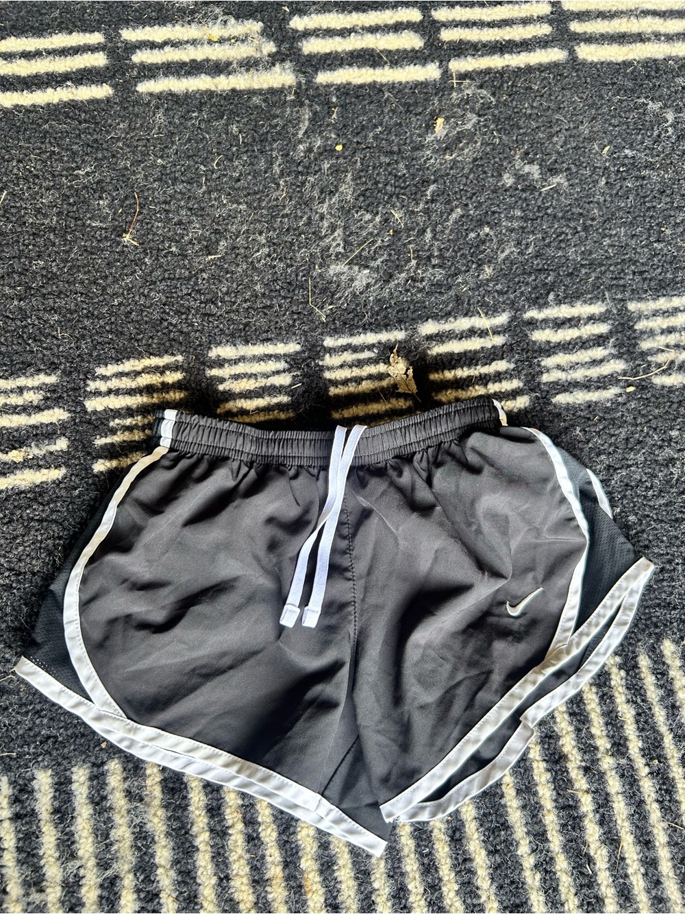 Nike Black Shorts with White Lining